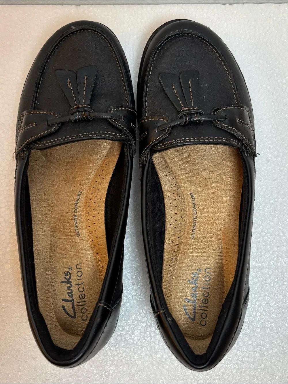 Clarks Womens Ashland Bubble Loafers Size 6.5M